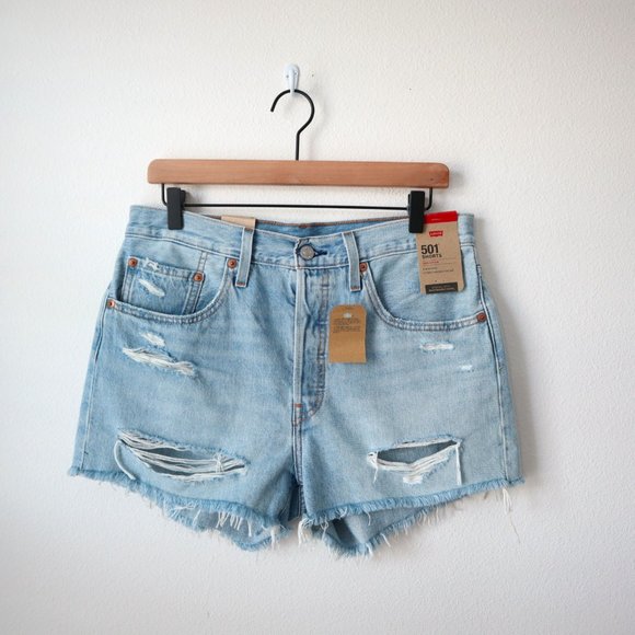 Levi's Pants - Levi's 501 Destructed Button Fly Shorts | 30